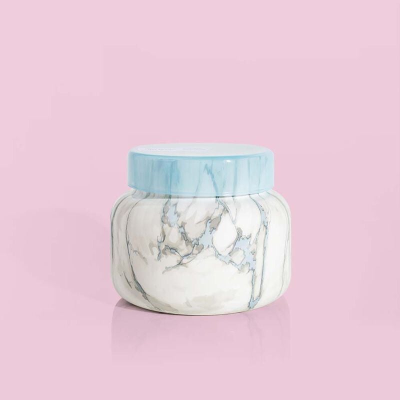 Blue Jean Modern Marble Signature Jar, 19 oz compliments modern decor image number 0